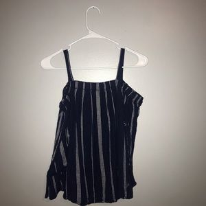 Navy off the shoulder Top